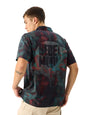 The Souled Store Rebel Moon: Kora Men and Boys Short Sleeve Collared Neck Button Down Regular Fit Rayon Summer Shirts Multicolou