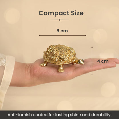 Astrotalk Ashtalakshmi Tortoise Idol | Divine Laxmi Idol Carved Turtle for Wealth, Harmony & Financial Stability | Vastu Tortoise for Good Luck for Home, Pooja Room & Office | Gift for Man & Woman