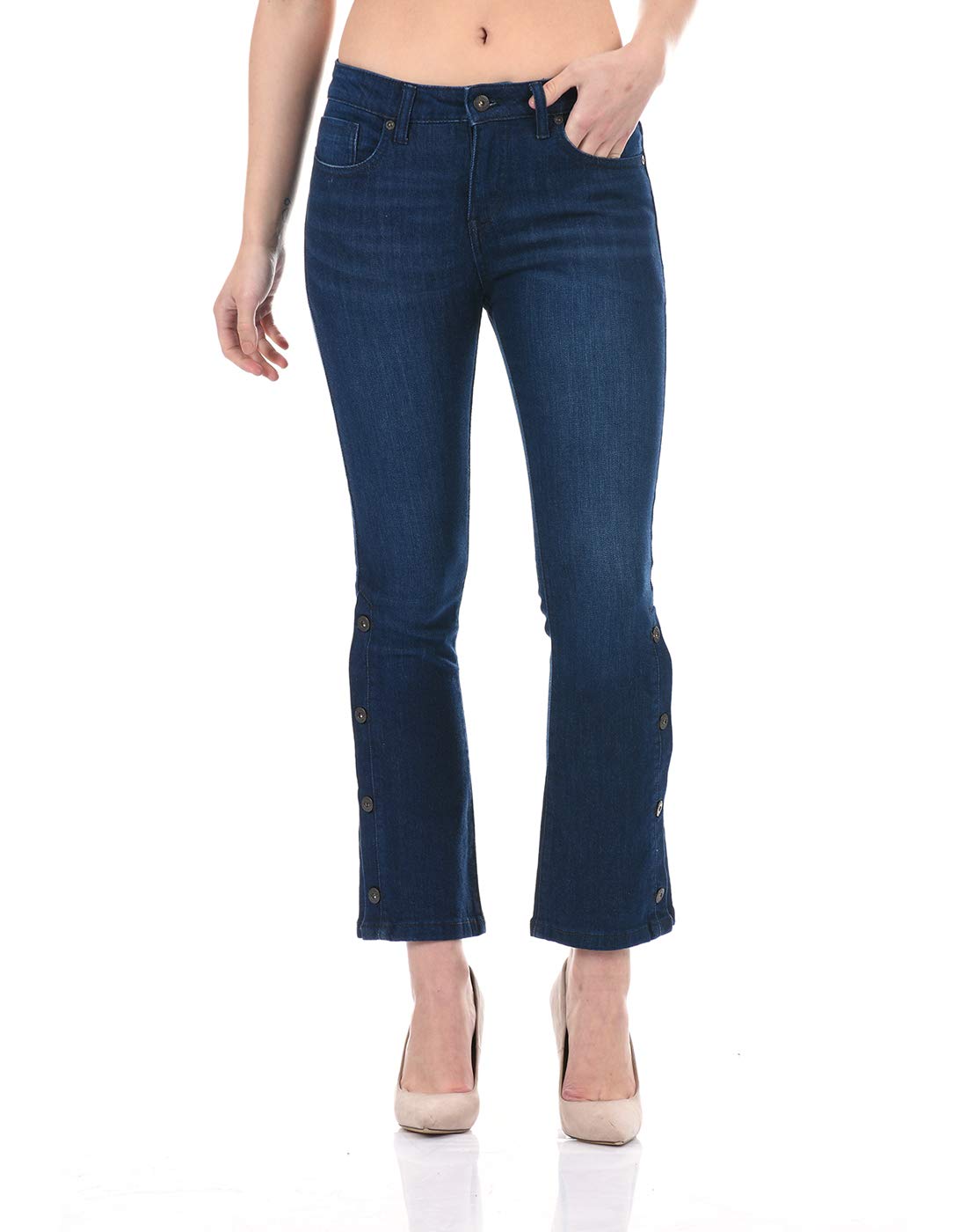 Pepe Jeans WomenS Flared Fit Jeans (Pl203846H48_Blue_26)