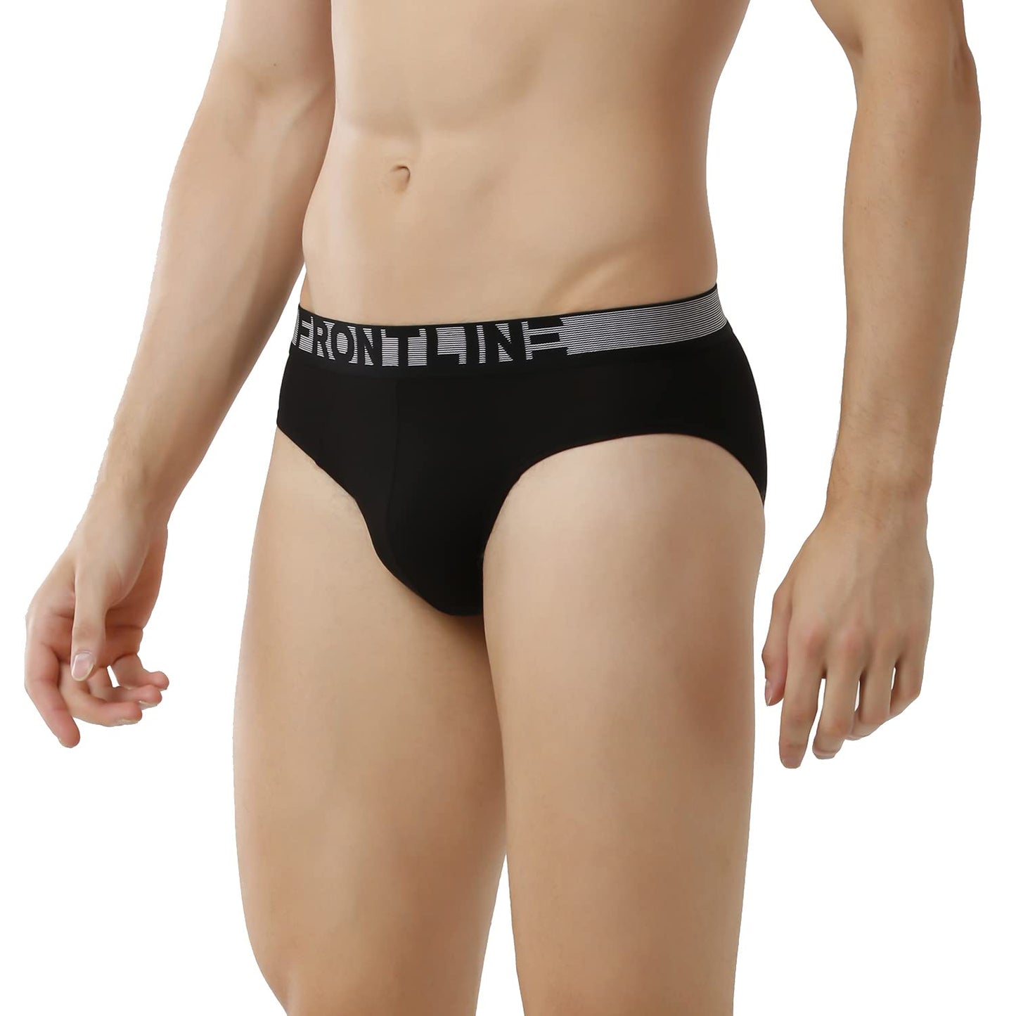 Rupa Modern Regular Solid Frontline Colors Mens Mini Briefs | Soft-Touch Cotton Stretch | Snug Fit | Breathable Fabric | Pack o