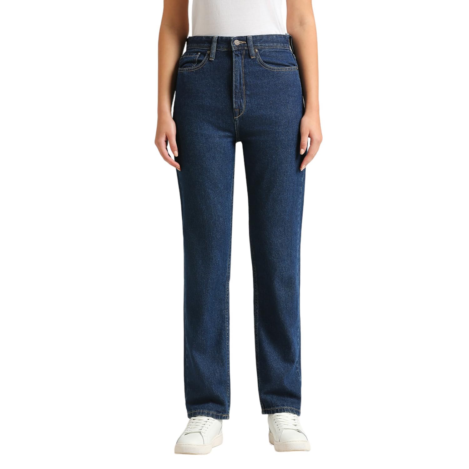 Pepe Jeans WomenS Straight Jeans (Pl204851Q030_Dark Used Indigo Blue