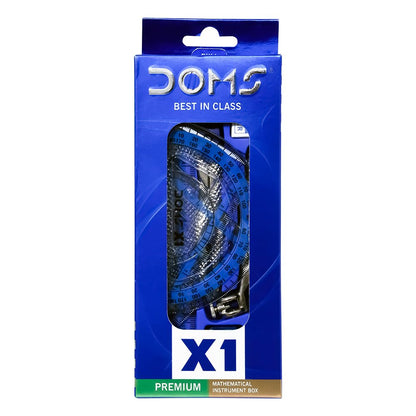 Doms X1 Premium Mathematical Drawing Instrument Box | Best In Class | Ensures Accuracy & Perfection | Geometry Box For Students