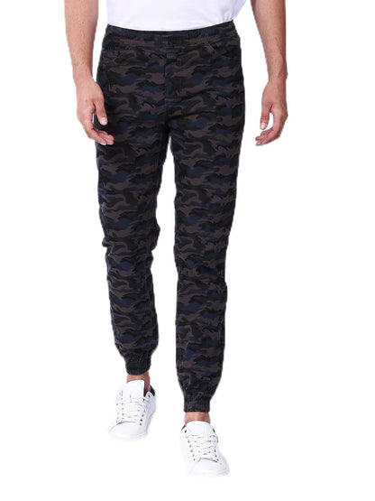 The Indian Garage Co Men Slim Fit Solid Mid-Rise Joggers Charcoal Grey