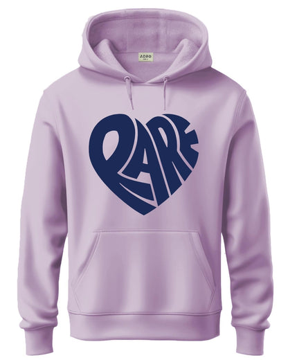 ADRO Men's Cotton Neck Hooded Sweatshirt (H24-RARE-PU_Lavender