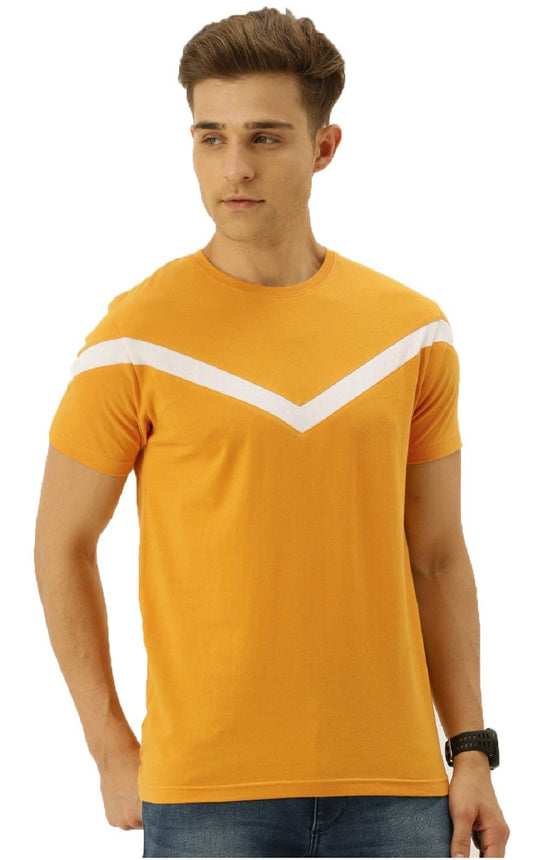 Veirdo Mens Cotton Regular Fit Short Sleeve T-Shirt-