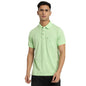 Turtle Men 100% Cotton Slim Fit Green Polo T-Shirt