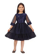 Aarika Girl's Navy Blue Color Frock (NV-FK-21911-N-BLUE-18)