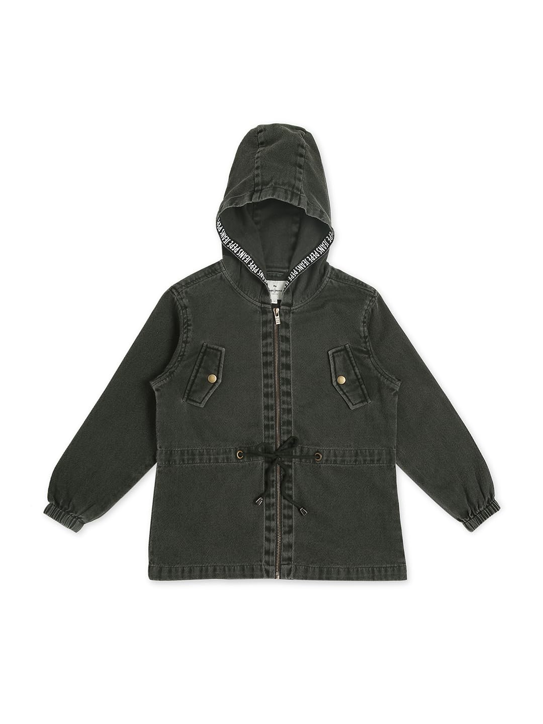 Pepe Jeans Girls Dorothy Parka Jacket,Denim,12