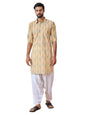 See Designs Yellow Regular Fit Pure Cotton Pathani Kurta