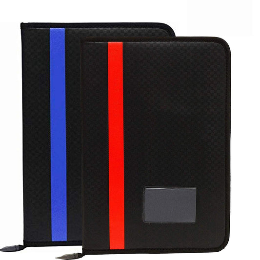 Eclet Size Document File Folder Certificates, Legal Paper Holder PU Leatherette Material Professional Waterproof Chain File Offi