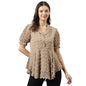 TOOCHKI Womens Regular Fit Shirt (TOOCHKI123-TP_Beige