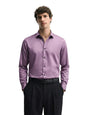 The Indian Garage Co Mens Slim Fit Cutaway Collar Long Sleeves Solid Party Shirt