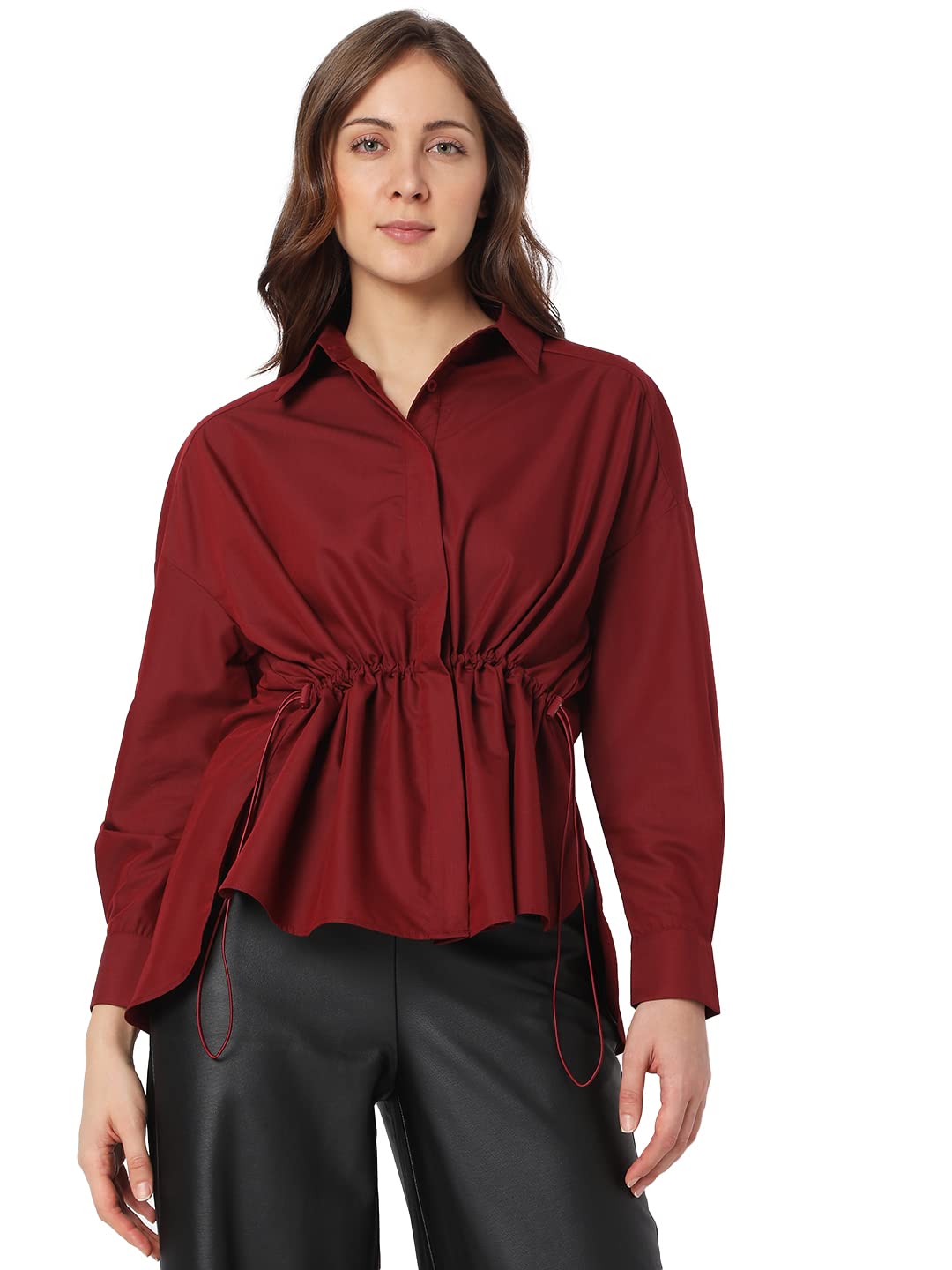 Vero Moda Regular Fit Shirt (155686401_Syrah_L)