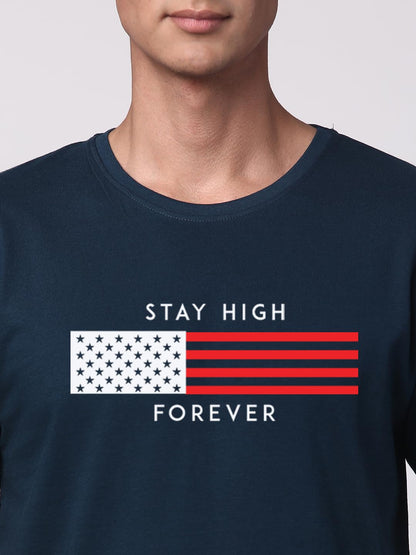 ADRO Mens Flag Printed Cotton T-Shirt_RN24-L2-FLAG-SB