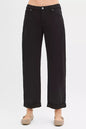 RISEN Tummy Control Mid Rise Ankle Barrel Relaxed Baggy