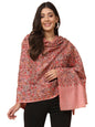 Pashmoda Women Gilkaari Pure Wool Embroidered Shawl (Size 101X203 CM)