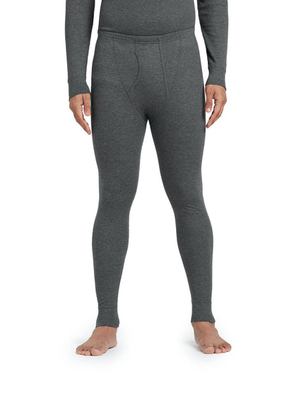 XYXX Mens Thermal Bottoms | Antibacterial, Skin Friendly with Superior Heat Retention | Slim Fit Full Length Solid Alpine Intel