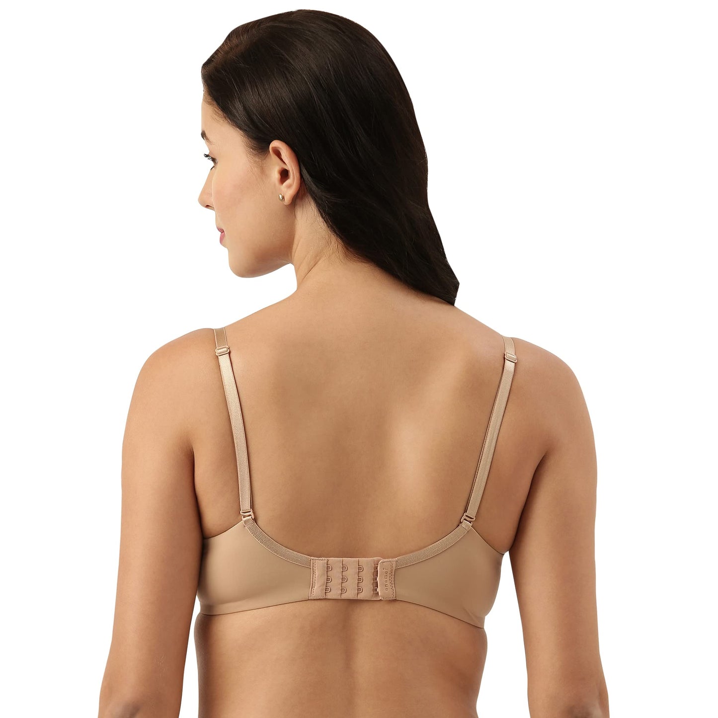 Enamor Womens Nylon Blend Lightly Padded Underwire High Coverage Bra Yellow
