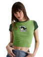The Souled Store Official Powerpuff Girls: No Drama Womens and Girls Regular fit Graphic Printed Half Sleeve Cotton Multicolored