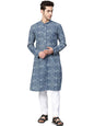 See Designs Mens Kurta | Specially Crafted And Designed For The Eid Festival MenS Grey Kurta With Pyjama Mandarin Collar Long S