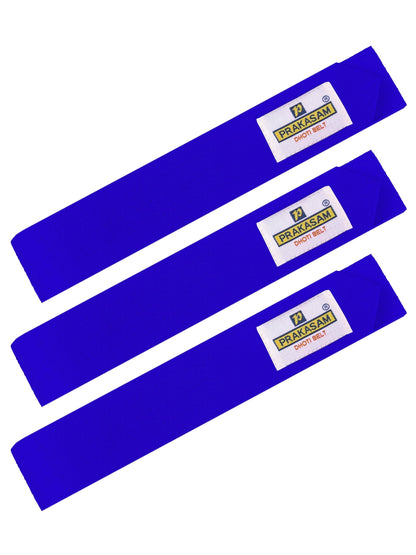 PRAKASAM COTTON Mens Cotton Dhoti Belt | Durable Canvas Cotton Waist Belt for Traditional Dhoti | Adjustable & Comfortable Dhoti