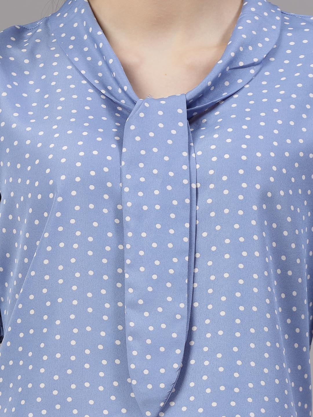 Style Quotient Women Polka dot Tie-up Casual Top