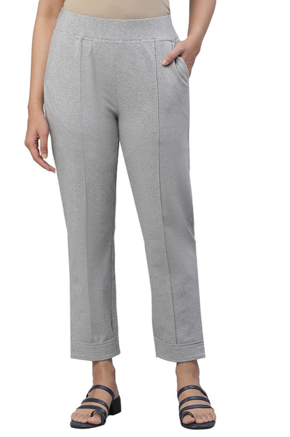 Aurelia Cotton Lycra Strechable Pants For Women | Ankle Length Pants For Women | Cotton Pants For Women | Lycra Pants For Women
