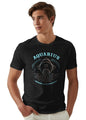 Peppyzone Mens Regular Fit T-Shirt (PZ-ZodiacAquarius6001_Black