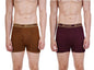 PRAKASAM COTTON -Marlow Mens 100% Pure Combed Cotton Outer Elastic Plain Trunks (Pack of 2)