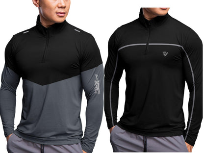 Noble Monk MenS Active Wear Regular Fit T Shirt |Full Sleeves |Casual T-Shirt For Men