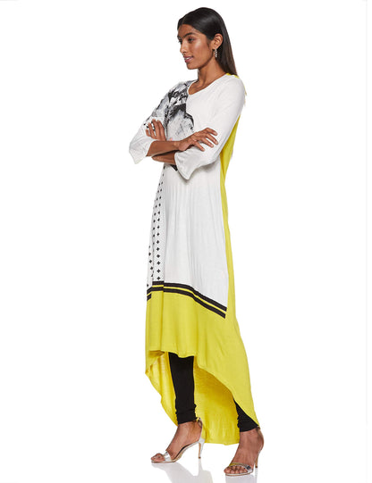W for Woman Women's Straight Knitted Kurta