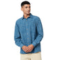 Fabindia Men Bana Comfort Collar Shirt Cotton_S Dark Blue