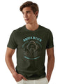 Peppyzone Mens Regular Fit T-Shirt (PZ-ZodiacAquarius6001_Olive