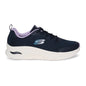 Skechers Women Arch Fit DLux Cozy Vegan Well Cushioned Supportive Platform Midsole Lavendar Sports Shoes