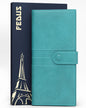 Fedus Leather Premium Long Currency Holder,Passport Holder For Unisex, Wallet With Card Holder,Id Card,Ticket,Currency,Boarding