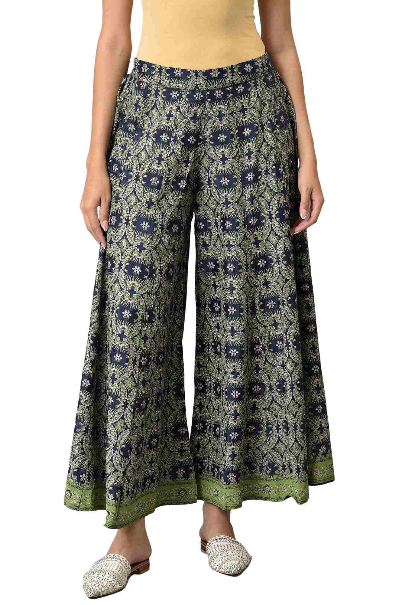 W Strechable Divided Skirts for Women | Culottes for Women | W for Woman