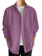 Leriya Fashion MenS Regular Fit Shirt (Lf-Ms-6271_Purple