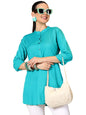 Libas WomenS Straight Tunics (58215_Rama Turquoise Blue
