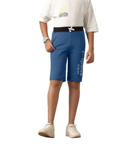Kyda Kids 100% Cotton Printed Regular Fit Shorts For Boys (Pack Of 4) Multicolour