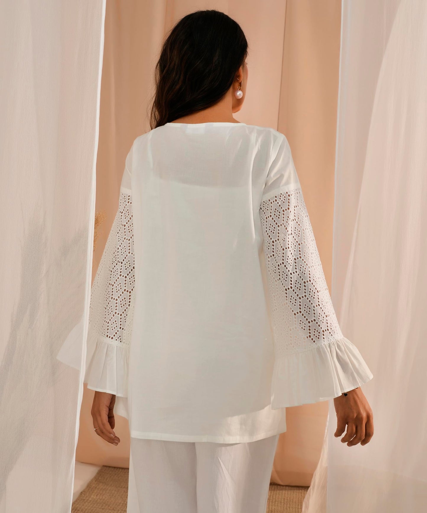 Libas Womens Solid Cotton Straight Kurti For Women