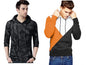 Noble Monk Men Stylish Printed T-Shirt (Pack Of 2) | Full Sleeve | Hooded Neck | Combo Hoodies For Men