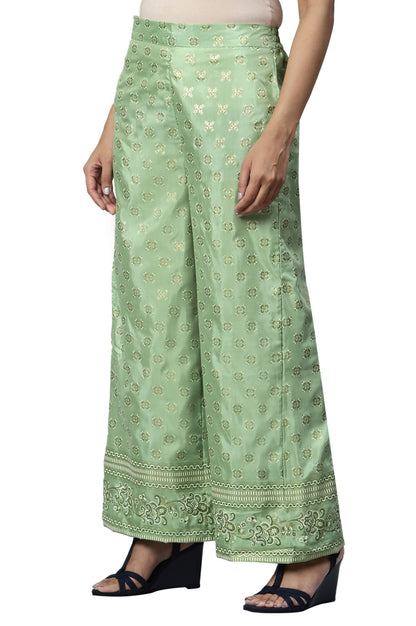 Aurelia Printed Strechable Palazzo Pants for Women | Ankle Length Palazzo Pants for Women