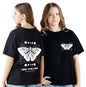Uniplanet Store GirlS Cotton T Shirt With Round Neck Half Sleeves Butterfly Theme Graphic Prints Standard Length And Regular Fi