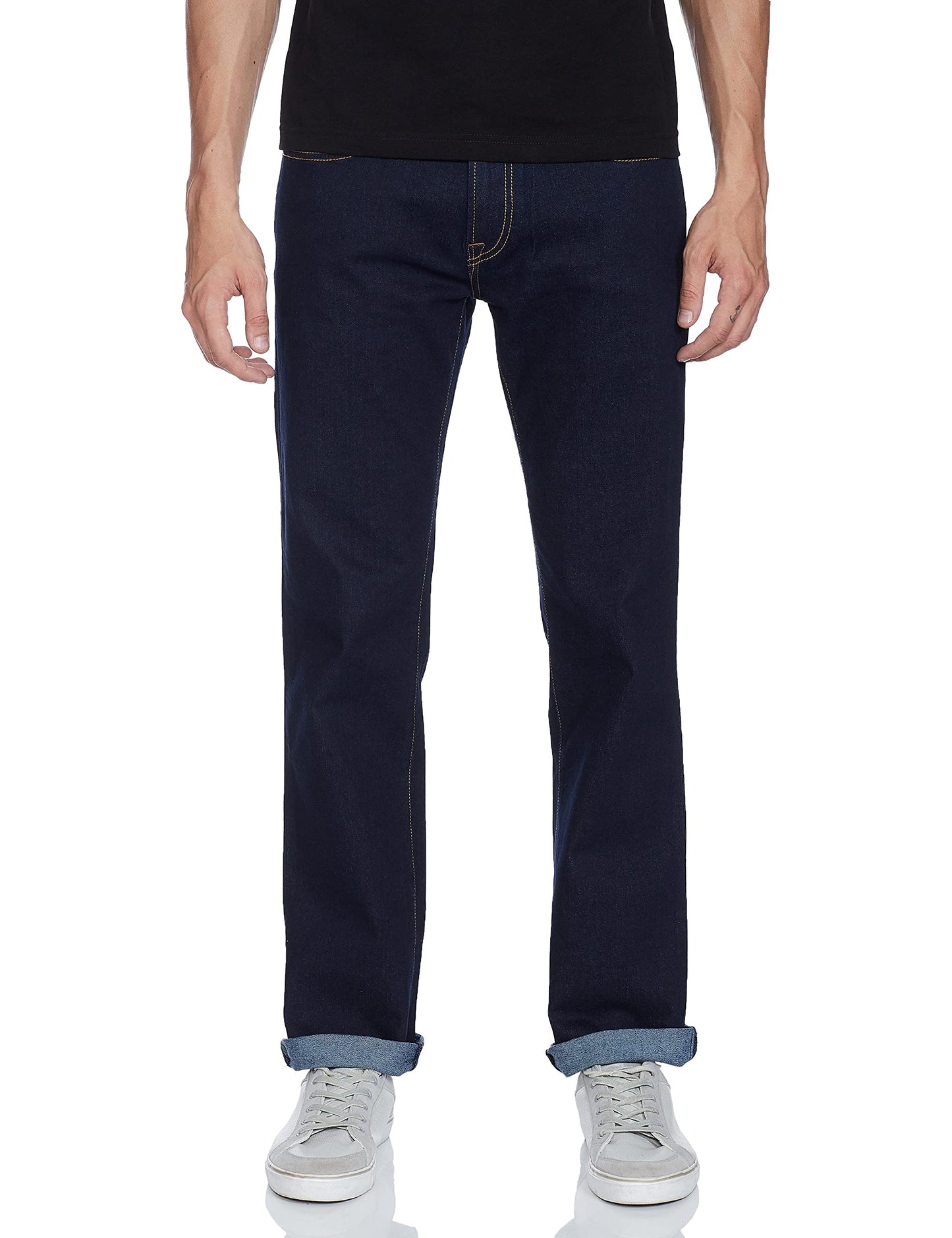 Pepe Jeans MenS Relaxed Fit Jeans (Pm203950V062_New Dark Rinse_32) Blue