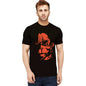 Uniplanet Store MenS Cotton Hanuman Face Round Neck Black T-Shirt Regular Fit T-Shirt