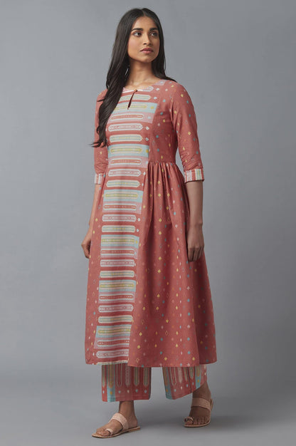 W for Woman Women's Cotton Flared Kurta