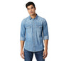 Pepe Jeans Hank Ls Denim Shirt, Mid Wash, L