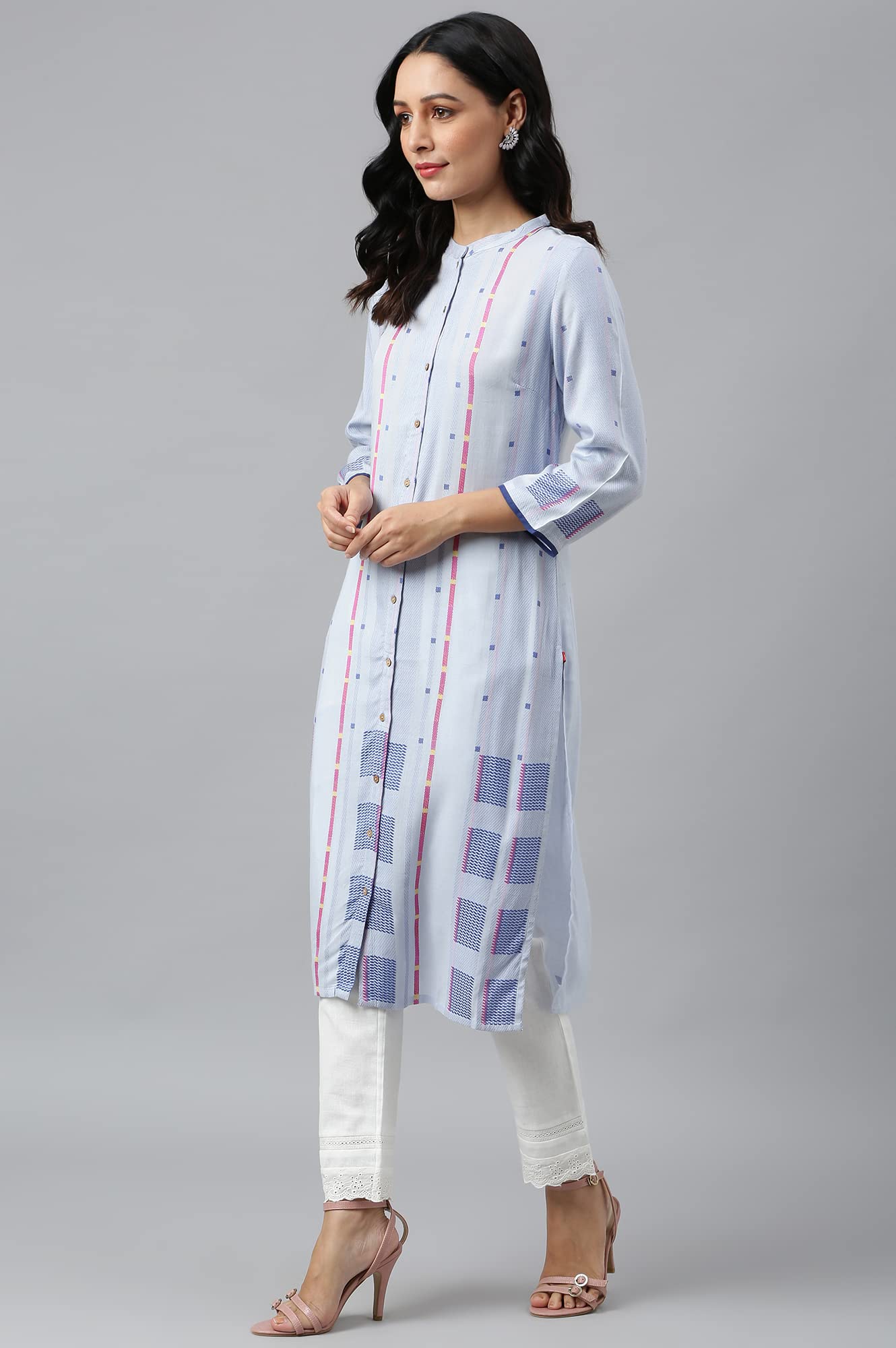 W For Woman Viscose Regular Kurta
