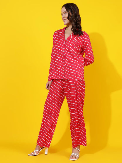 Kotty WomenS Solid Co-Ord With Trousers(Multicolored,M)