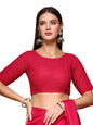 Oomph! Readymade Blouse For Women, Cotton, Boat Neck, Rbbl585